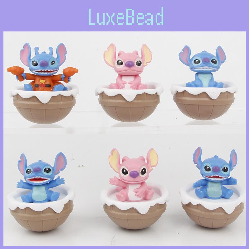 Action 6pcs Figure Model Cartoon Displays Toy Cute Kids Gift Birthday