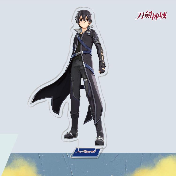 Anime Game Merchandise Sword Art Online Acrylic Stand Figures Kirito Asuna Sinon