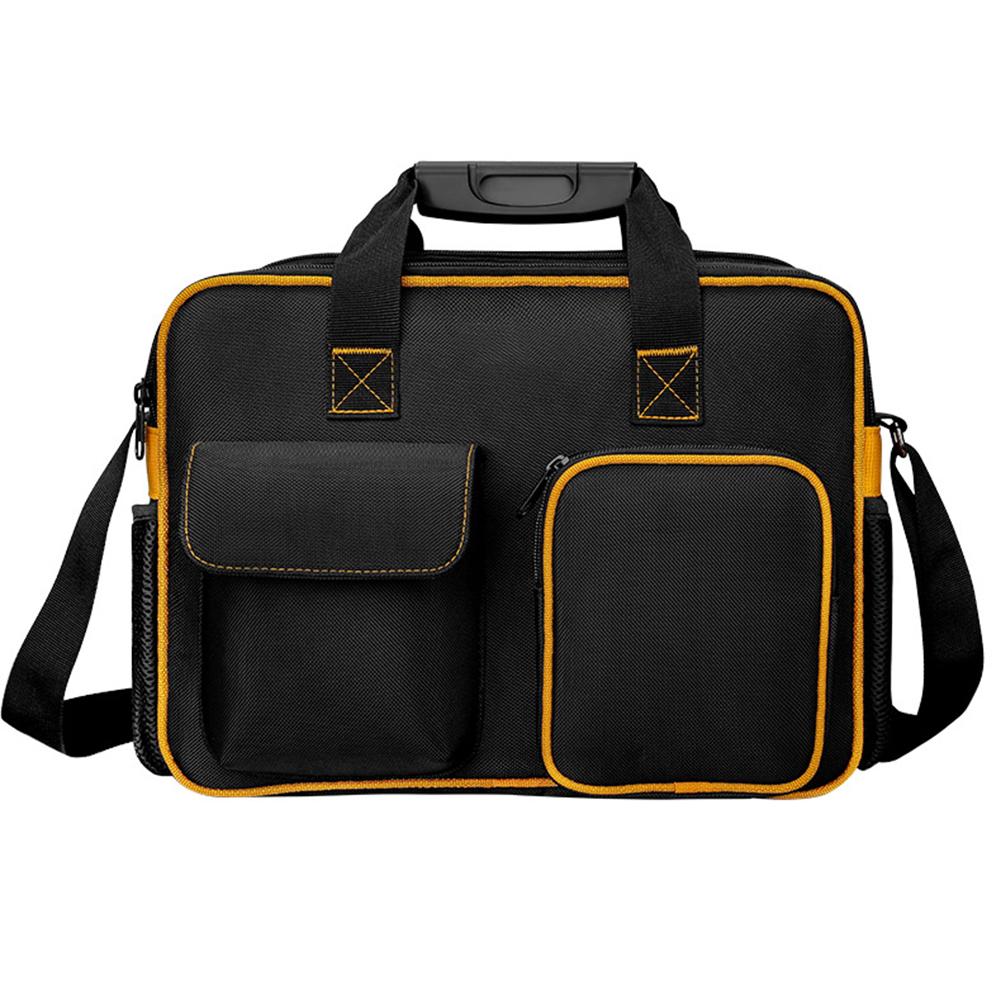 19-Pocket Tool Bag With Shoulder Strap Multi-use Tool Bags Electrician Specific Repair Canvas Tool Bag Portable Storage Bag