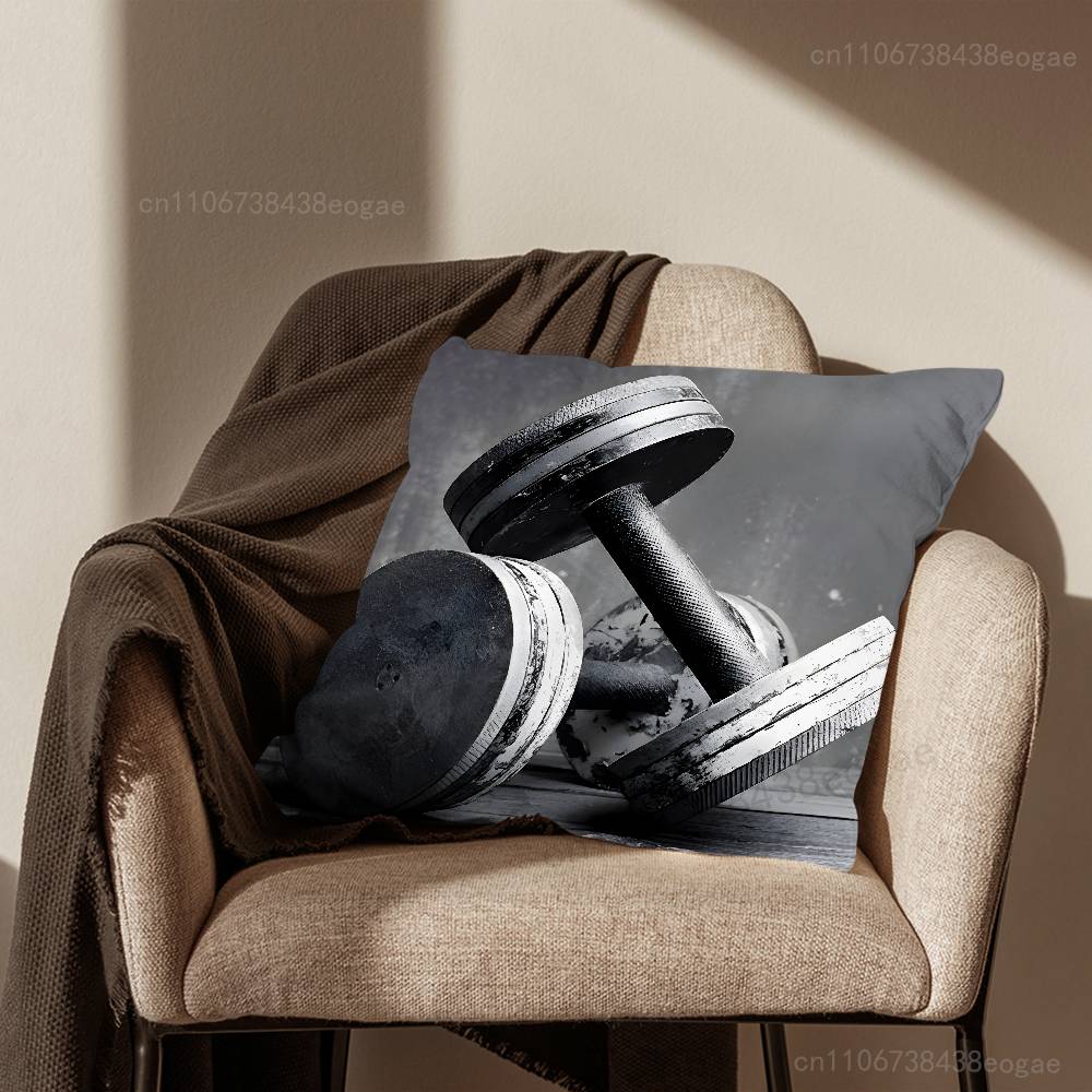 F-Fitness B-Bodybuilding Art Throw Pillow Case For 45*45cm,55*55cm,30*30cm,Car Pillowcase Home Bedchamber Decor Gift