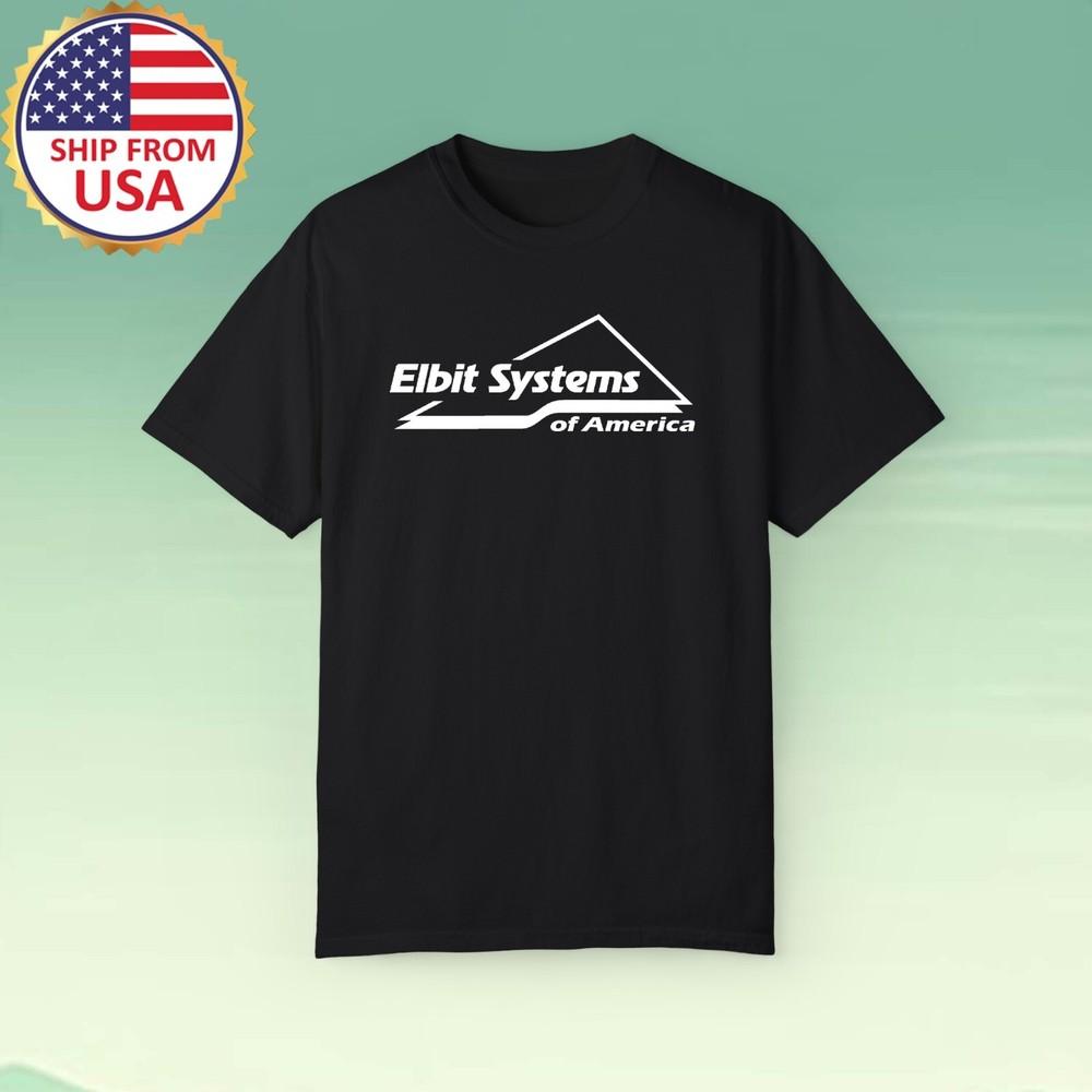 

Elbit System of America ESA Military Aircraft Men#039;s Black Size S5XL Unisex T-Shirt XXL