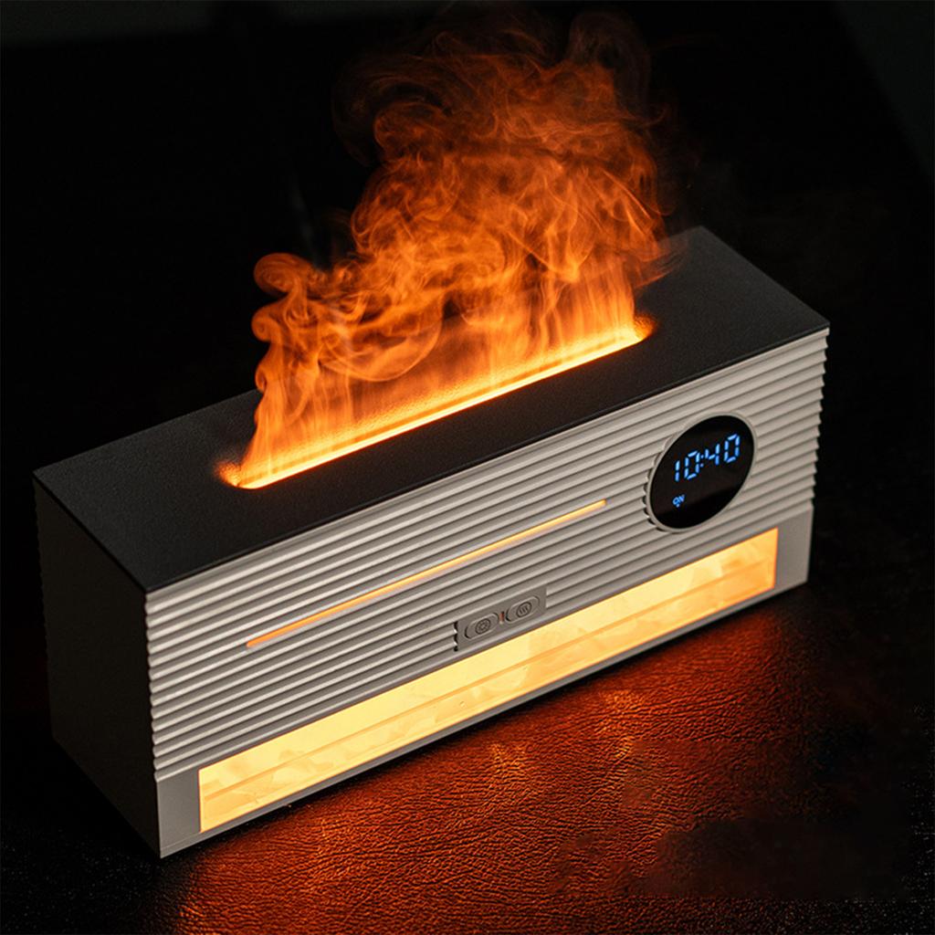 Rock flame aromatherapy machine humidifier home desktop humidifier simulation flame rock humidifier