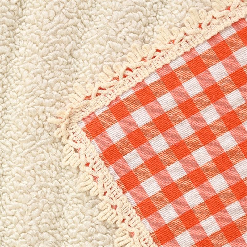 Tovaglietta Rettangolare da Pranzo, Tovaglietta da Tavola in Tessuto a Quadretti 30 X 40 Cm per Posizionamento Individuale dei Posti per i Pasti