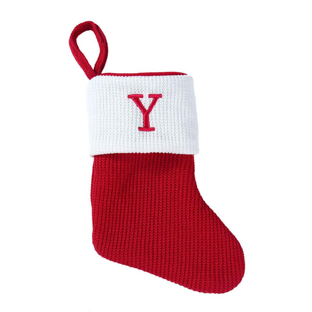 Christmas Letter Knitting Socks Christmas Tree Ornaments Christmas Decorations For Home 2025 Navidad Noel 2026 Xmas Gift