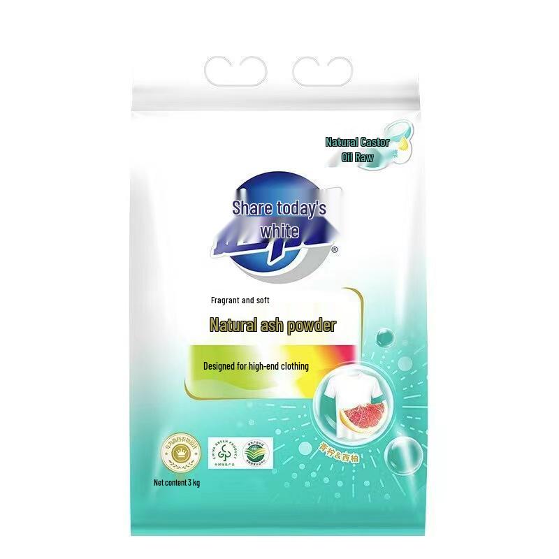 Chaoneng 3kg Coconut Oil Fragrance Soap Powder - Long-lasting, Easy Rinse Household Pack
