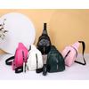 New fashion breast bag, shoulder messenger bag, sports bag with pendant, change bag, letter bag, one piece.