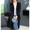 Spring and Autumn Loose Large Size Sweater Outerwear Sweater Coat Women's Knitted Cardigan Women's Long Style