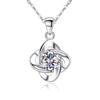 Lucky Four-Leaf Clover Ocean Heart Jewelry Set - Necklace, Bracelet & Earrings - Japanese Korean Style