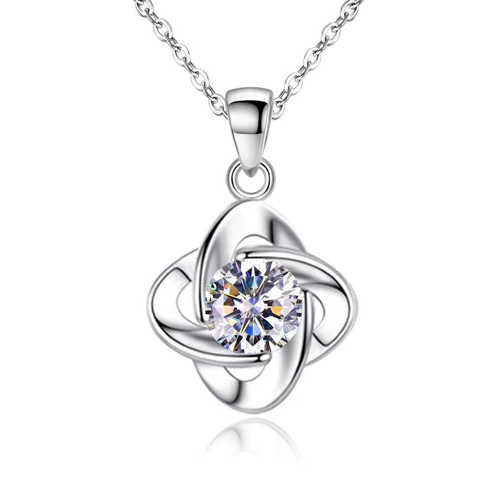 Lucky Four-Leaf Clover Ocean Heart Jewelry Set - Necklace, Bracelet & Earrings - Japanese Korean Style
