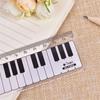 Supplies Scale Ruler Plastic Measuring Ruler Straight Rulers Piano Rule Black White Musical Notes