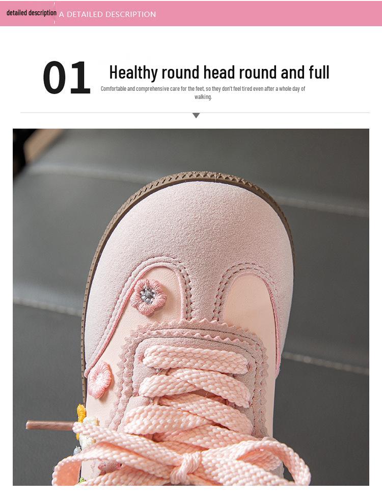 2026 Fashion Casual Sports Shoes for Girls - Soft Sole Spring/Autumn Sneakers