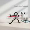 3D Printed Stick Figure Pencil Holders Including Pen Stands Pen Containers Desktop Ornaments Stationery Desktop Sculptures Gifts