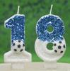 Creative Football Birthday Candle for Cake Decoration, DIY World Cup Party, First Birthday Celebration