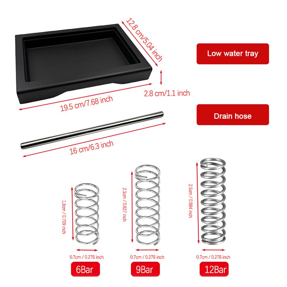 Lågprofil Tunn Droppbricka För Gaggia Med Fjäder Eftermonteringskit Låg Avloppsvattenlåda för Gaggia Classic Pro Kaffebryggartillbehör