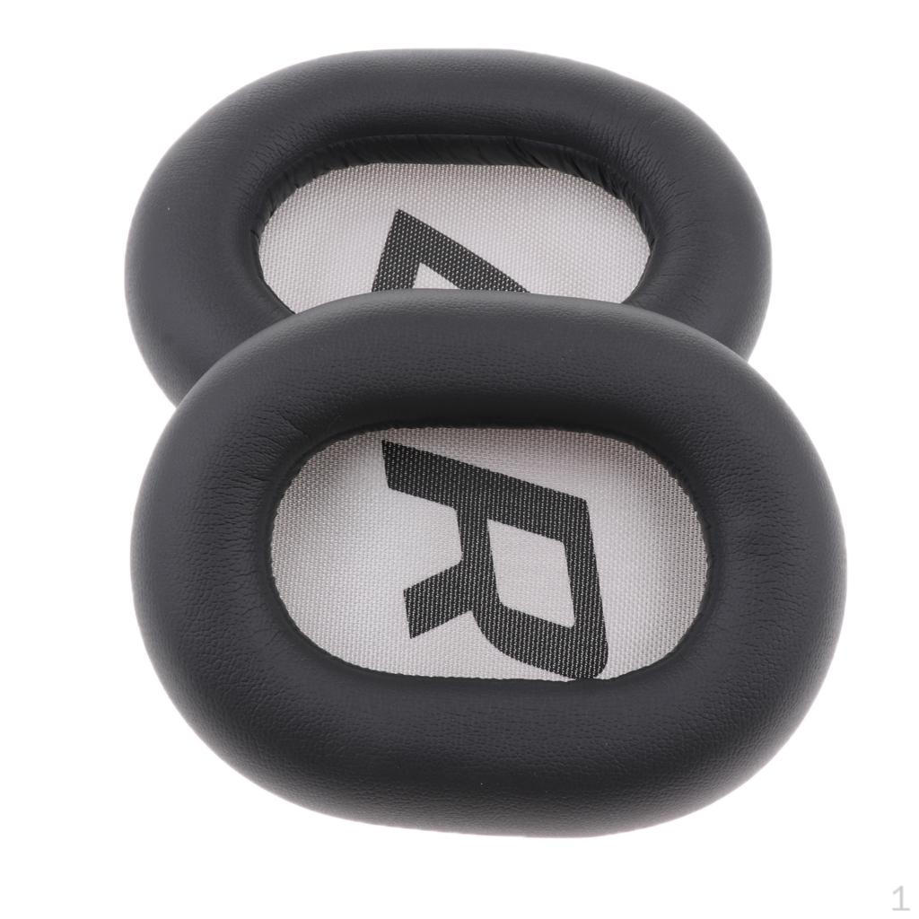 1 Pair of Soft Foam Pads Replacement Ear Cover for Headphones Cushions серый