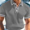Polo Shirt Men Summer Short Sleeve Breathable Casual Fashion Polo Top For Youth