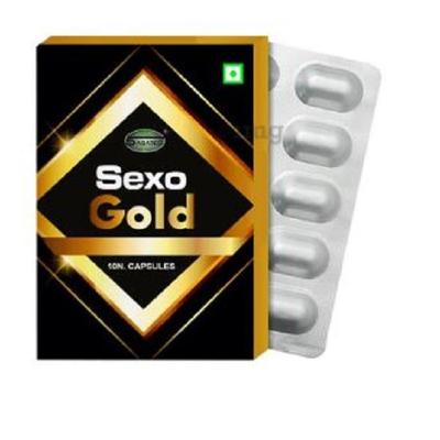 Sabates Sexo Gold Kapsuly na podporu mužskej potencie 10 kapsúl