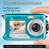 4K Underwater Camera 11FT Waterproof Camera with 32GB Card 48MP Autofocus Dual-Screen Selfie Underwater Camera for  Waterproof Type-C (Blue)