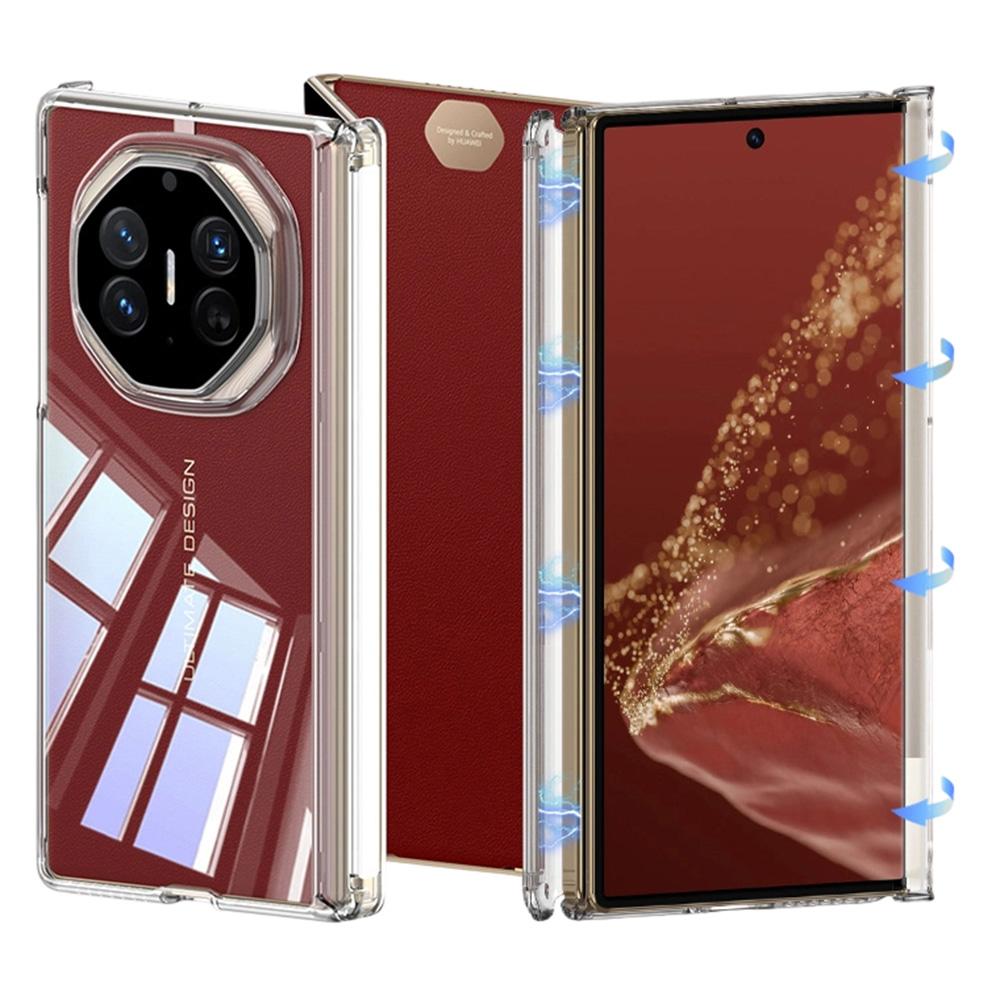 GKK For Huawei Mate XT Ultimate/XTs Ultimate Case Magnetic Hinge Design Clear TPU Phone Cover