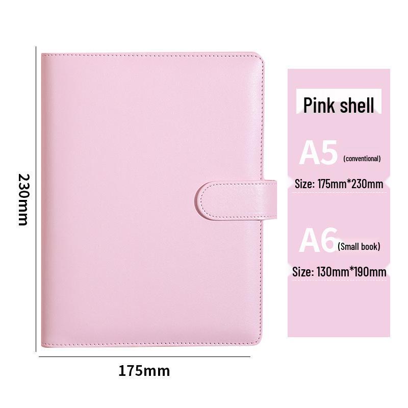 Macaron lösbladsanteckningsbok med avtagbart omslag, kalenderbok