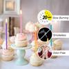 6PCS/1Box Thin Long Birthday Cake Candle Halloween Creative Slender Pencil Style Birthday Candle Christmas Party Cake Decoration
