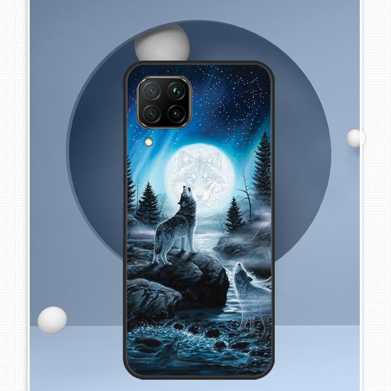 

Wolf Art For Huawei Nova Y72 Y90 Y61 Y91 Y60 Y70 12s 12i 11i 8i 9 10 SE P20 P40 Lite P60 P30 Pro Case Huawei Nova 9