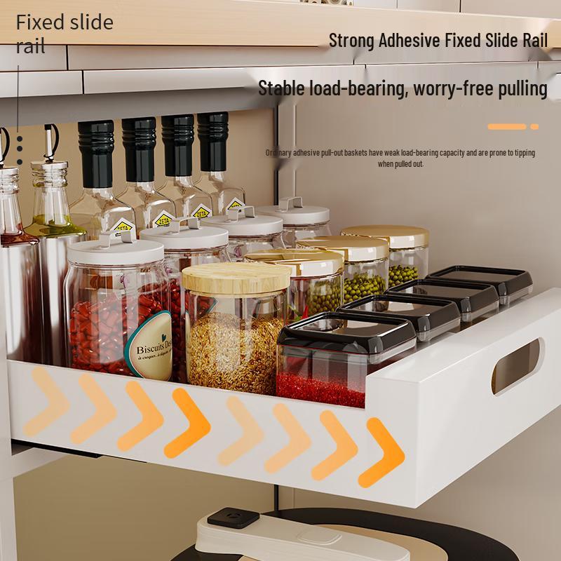 Chuna Kitchen Cabinet Pull-Out Storage Basket