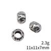 Bead Pendant Accesories Macroporous Big Hole Beads Loose Spacer Accessories Parts Metal Beads Accessories For Women