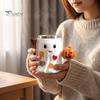 Ghost Coffee Mug 300ml Halloween Mug, Resin Insulated Cup, Cute Drink Themed Kitchenware Cup with Pumpkin And Broomstick, Drinkware Gifts for