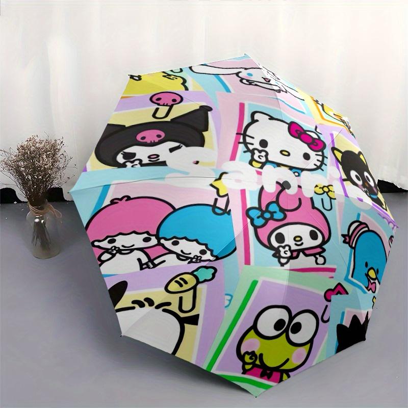 Sanrio Character Collection Automatic Opening and Closing Folding - A Good Choice for Gifts, Fashionable and Convenient Cartoon Umbrella With Cute Car