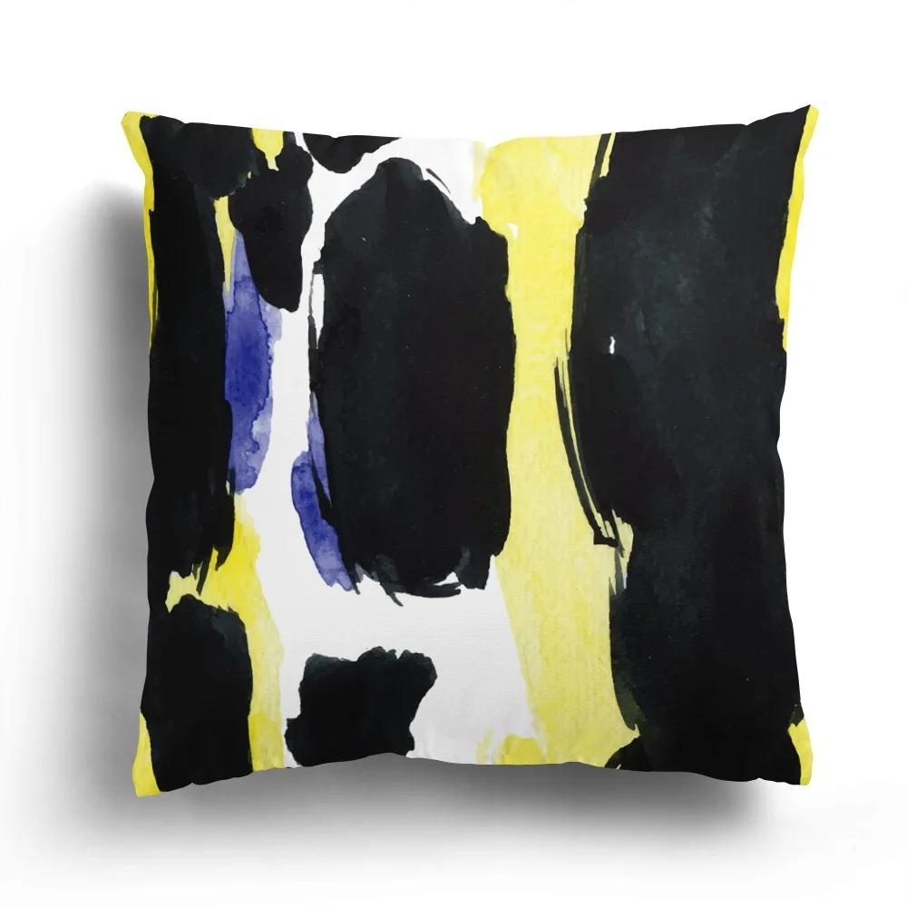 Luxury Home Decor Pillow Cover Car Living Room Sofa Cushion Cover Abstract Geometric Irregular Print Pattern Cushion Cover