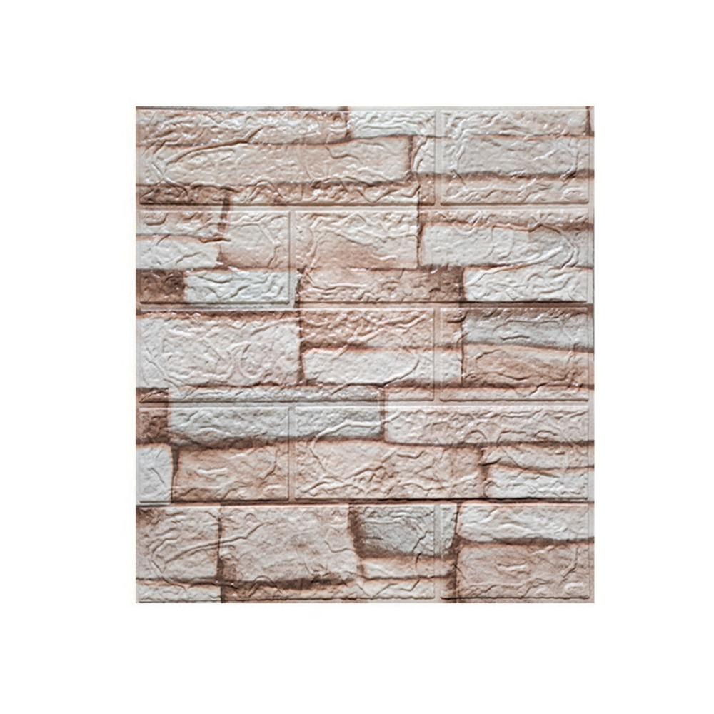 DIY 3D Imitation Brick Wall Stickers Peel and Stick Background Wallpaper  Wallboard Renovation