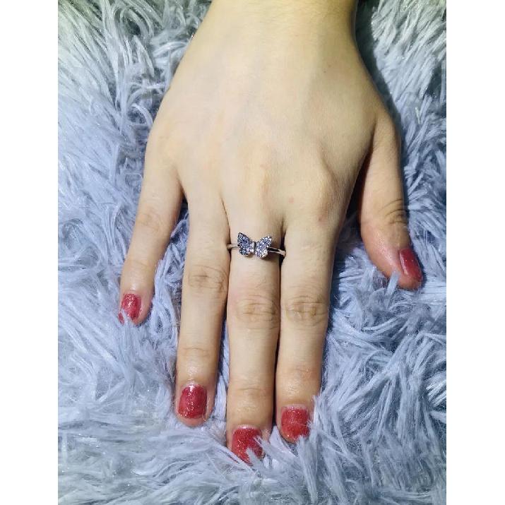 New Arrival 925 Sterling Silver Butterfly Micro Pave Zircon Finger Rings for Women Promise Love Wedding Jewelry Anillos Mujer