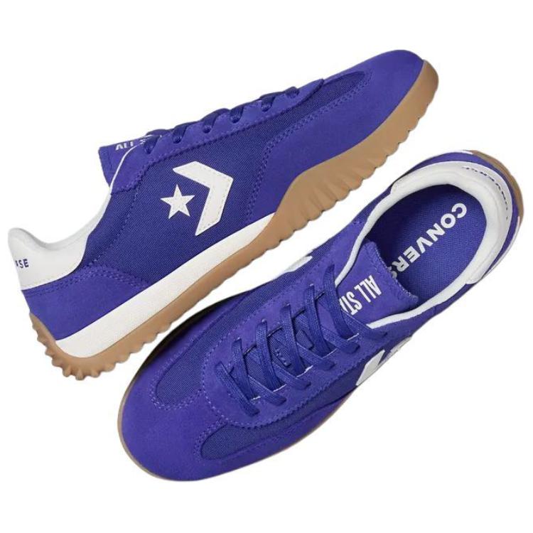 Converse Run Star Trainer retro comfortable low-top lifestyle casual shoes unisex blue
