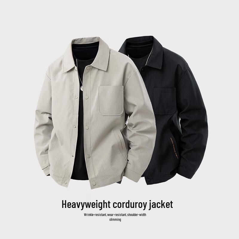 

MEDE Men s Retro Casual Warm Lapel Jacket 3XL