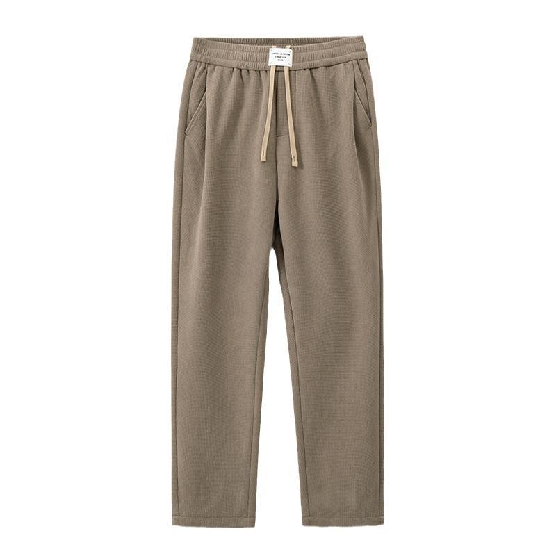 Herren Elastische Gerade Geschnittene Fleecegefütterte Freizeithose - Trendy & Vielseitig