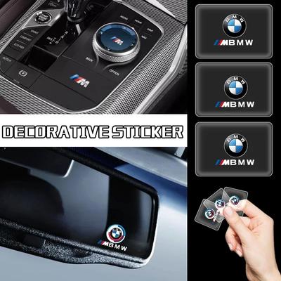 BAGH3 2026 Car Sticker Car Interior Sticker Central Control Decals Emblem For BMW M Performance E46 E90 E60 F10 F30 E39 E36 F20 E87 G3
