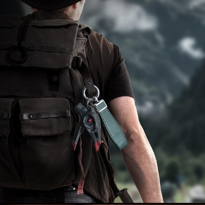1 Set Harz Neuheit Scherzartikel Aztekischer Schrei-Vogel Pfeife Notfall Überlebensausrüstung Kompaktes Horror-Soundwerkzeug Für Camping/Wandern