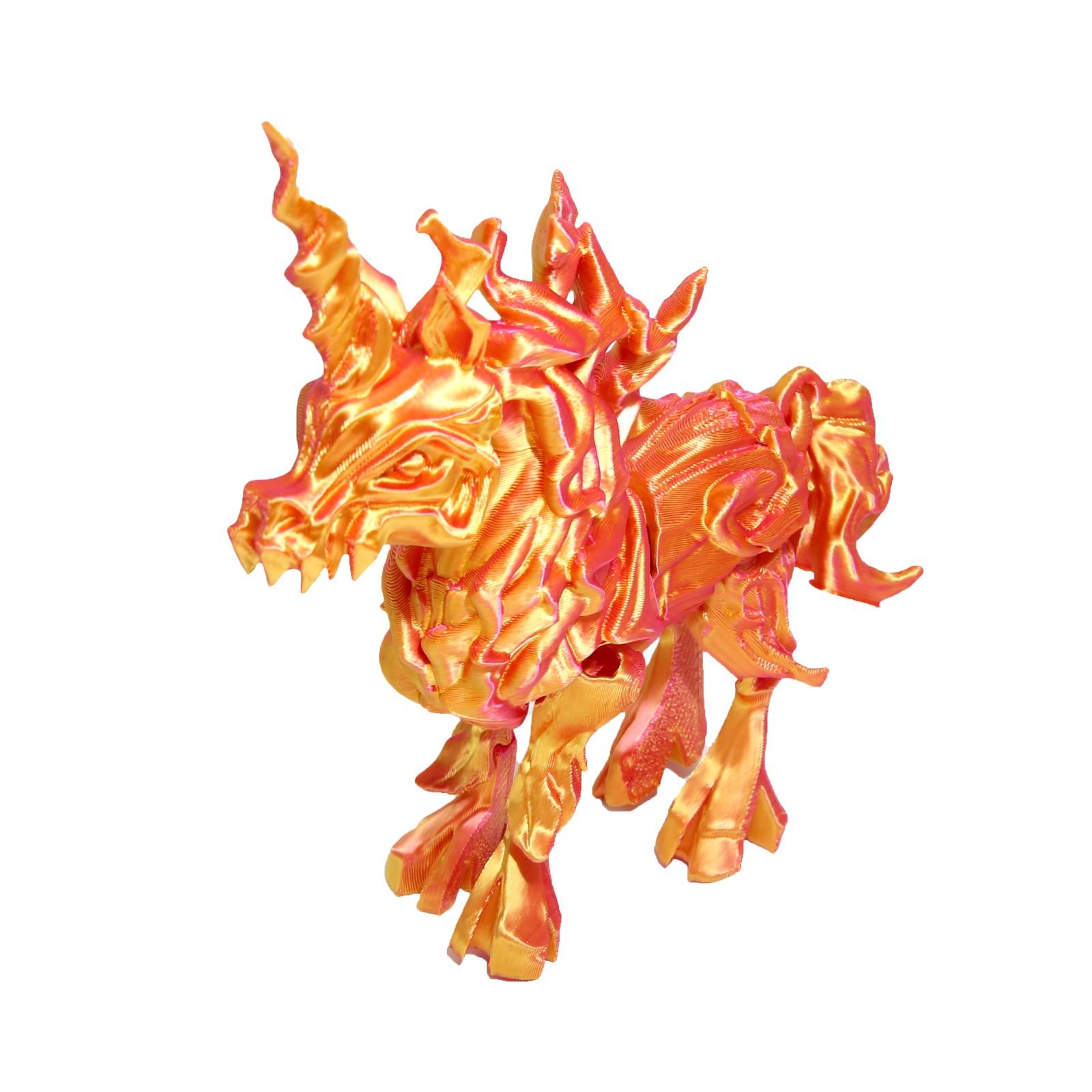 

3D-печатный шарнирный адский скелет, креативная игрушка, декоративная модель для взрослых и детей One Size оранжевый