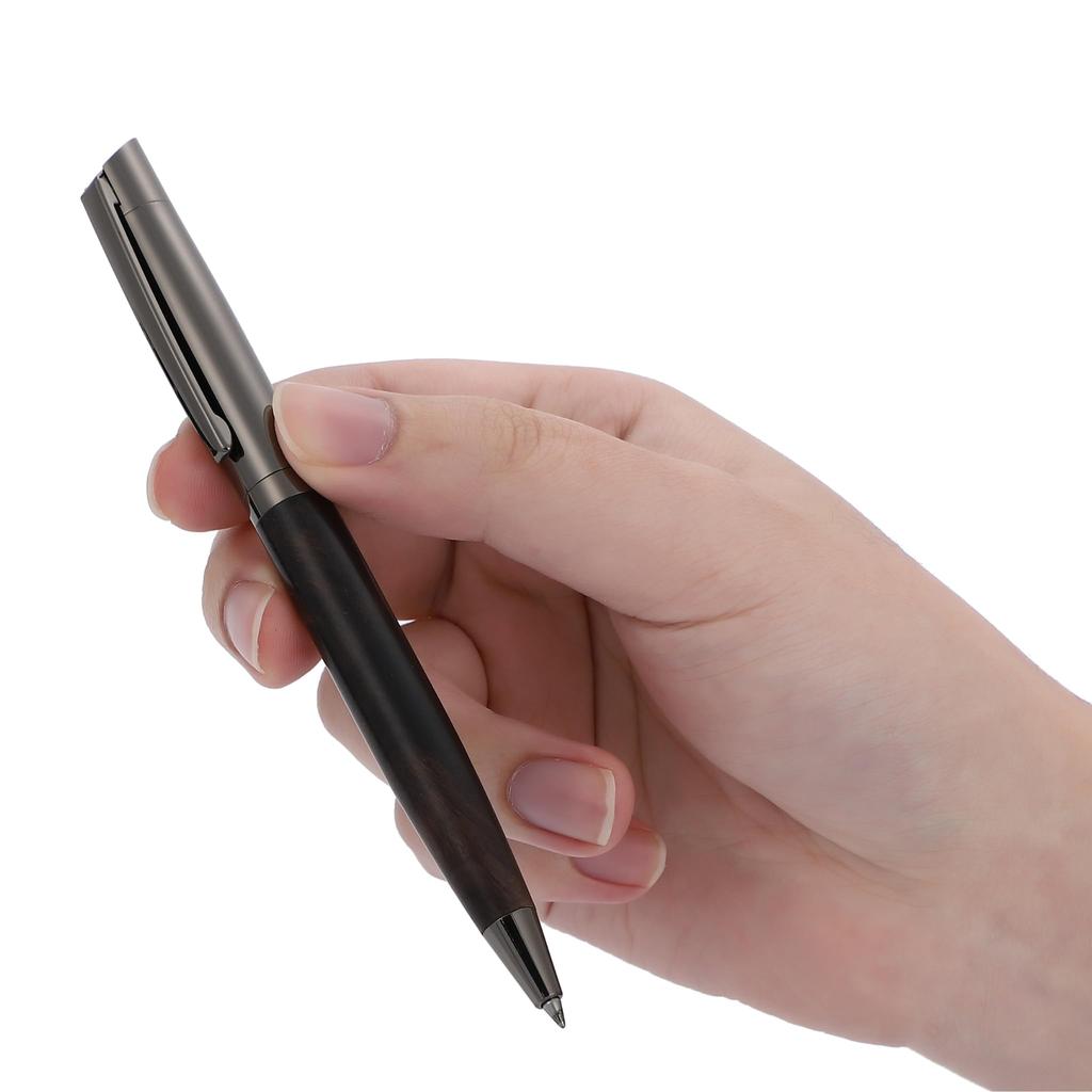 [AlistaVolare] Albero Wooden Ballpoint Pen, Gift (Ebony)