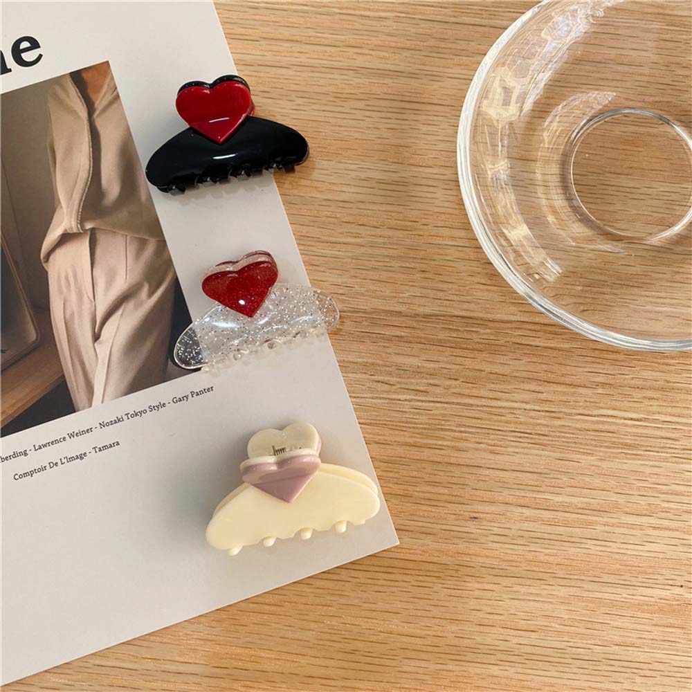 Korean Wild Girls Women Fashion Medium Barrette Hair Claw Hairpin Acrylic