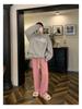 Padded Loose Casual Sweatshirt Women Autumn and Winter Coat Ancient Round Neck Long Sleeve Bottom Shirt Tops Fashion Retro Versatile Sweatshirt