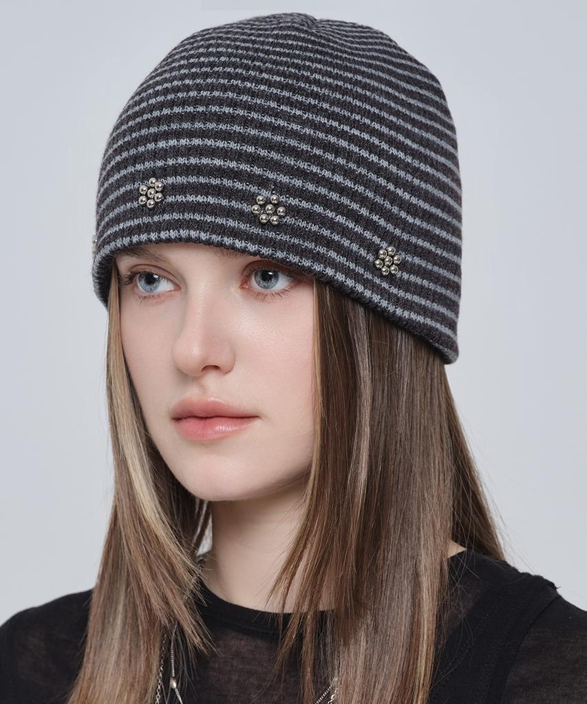 Jenadu Stud Line Beanie_Gray