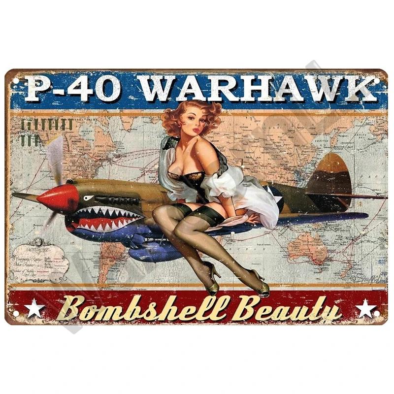 

Металева табличка Pin Up Girl Металева табличка Вінтаж Сексуальна Металева табличка Настінний декор Для бару Пабу Клубу Чоловічої печери Ретро таблички Металевий живопис Гар 20x30cm（7.8x11.8inch）