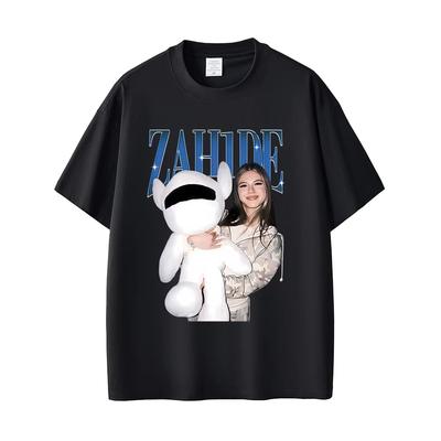 Singer Zahide Graphic T Shirt Men Women Fashion High Quality Cotton Short Sleeve T-shirts Unisex Y2k Lightweight Breathable and Comfortable Clothes