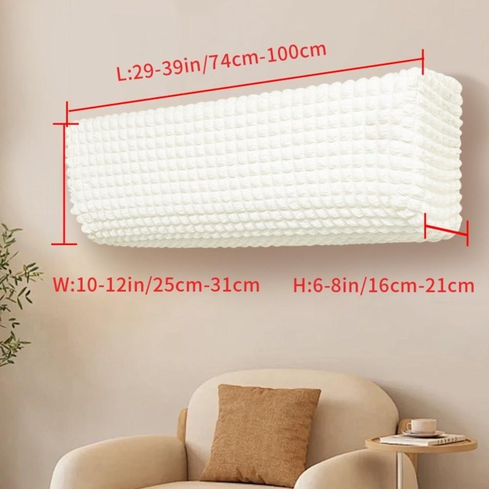 Solid Color Air Conditioner Dust Cover Wall Mounted Air Conditioner Elastic Fabric Air Conditioner Dustproof Protector