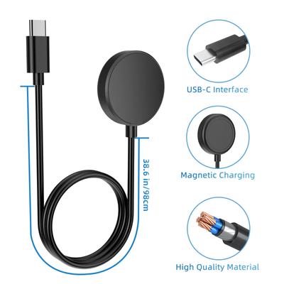 For Samsung Galaxy Watch 7/6/6 Classic/5/5 Pro/4/4 Classic Chargers USB-C Charger Smart Watch Accessories Replacement Charger