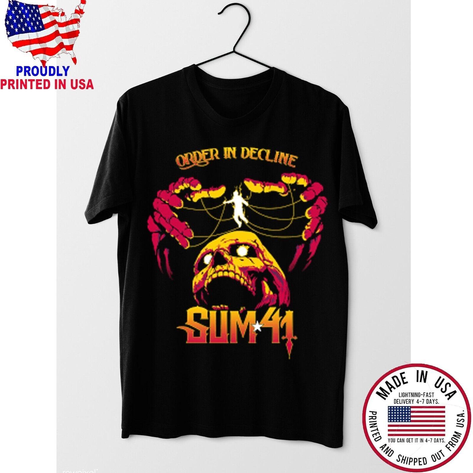 New Sum 41 Order In Decline Gift For Fans Men S-5XL Tee XL