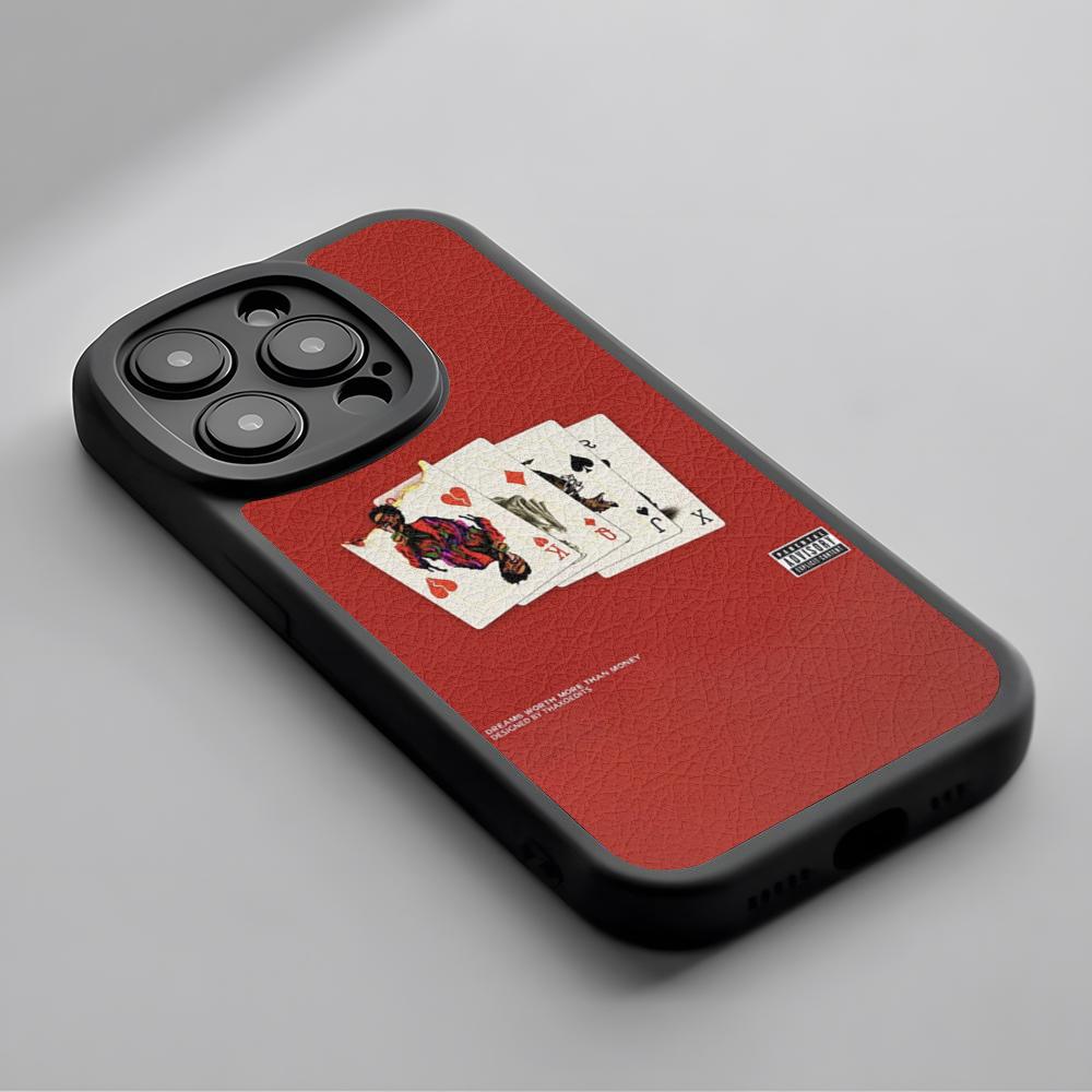 Fashion Cool Weeknd Poster Singer Phone Case For iPhone 16 15 14 13 12 11 Plus Pro Max Lambskin Silicone Cover Black