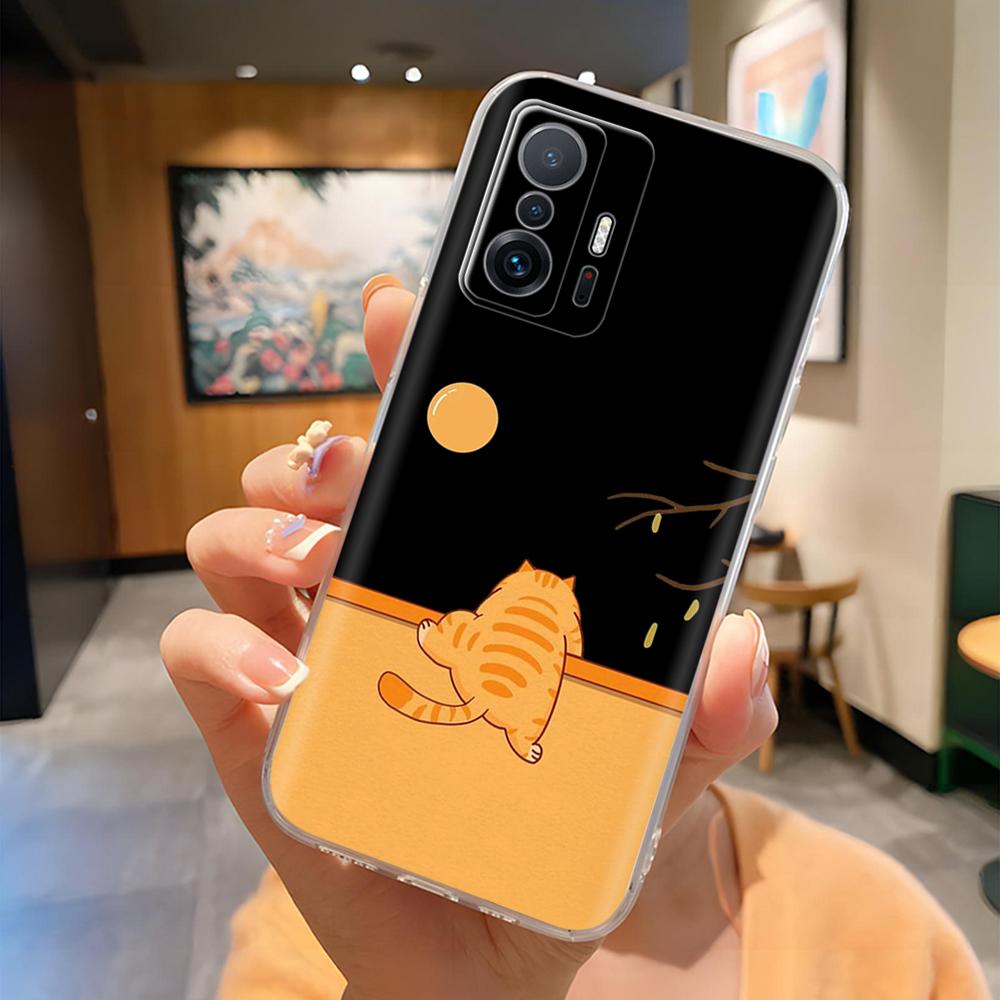 For Xiaomi 11T Phone Case Fashion Full Protection Back Cover For Xiaomi Mi11T 11T Pro Mi 11 T Silicone Phone Casing Funda Coque